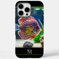 Modern Fish Tank, Monogramed Initial