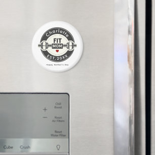 Modern Fit Mum Mothers Day Fridge Magnet