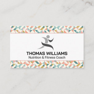 Modern Fitness Logo Business Card