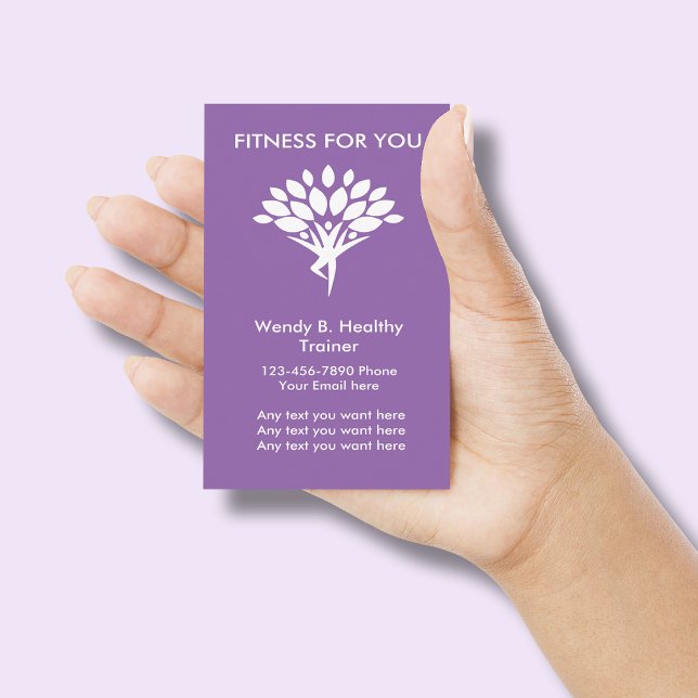 Modern Fitness Trainer Business Card (Creator Uploaded)