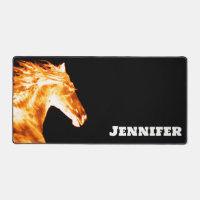 Modern Flaming Fire Horse
