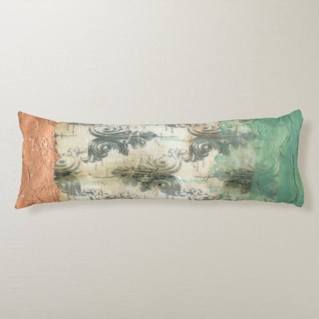 Modern Fleur De Lis Design Body Cushion (Front)