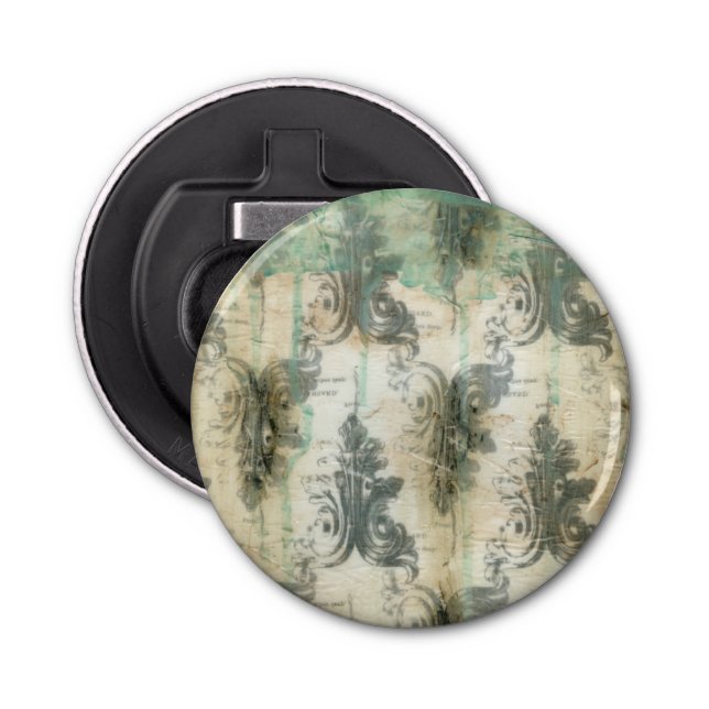 Modern Fleur De Lis Design Bottle Opener (Front)