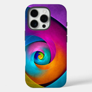 Modern Floral Abstract Art Pink Blue Pattern #17 iPhone 16 Pro Case