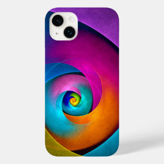 Modern Floral Abstract Art Pink Blue Pattern #17 Case-Mate iPhone 14 Plus Case
