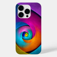 Modern Floral Abstract Art Pink Blue Pattern #17