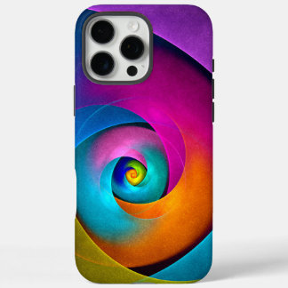 Modern Floral Abstract Art Pink Blue Pattern #17 iPhone 16 Pro Max Case