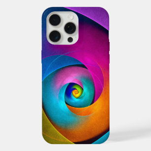 Modern Floral Abstract Art Pink Blue Pattern #17 iPhone 15 Pro Max Case