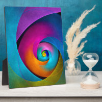 Modern Floral Abstract Art Pink Blue Pattern #17