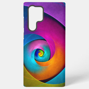 Modern Floral Abstract Art Pink Blue Pattern #17 Samsung Galaxy Case