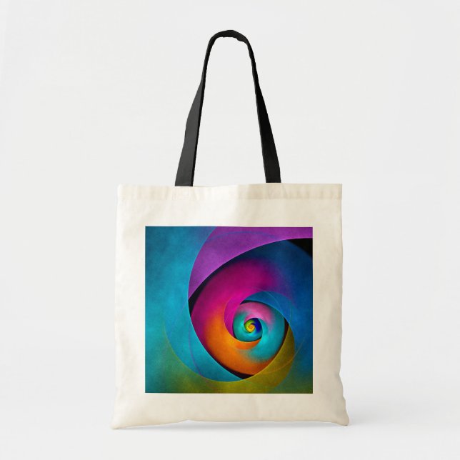Modern Floral Abstract Art Pink Blue Pattern #17 Tote Bag (Front)