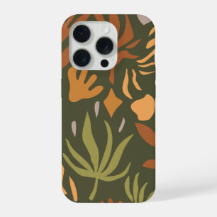 Modern floral abstract  iPhone 15 pro case