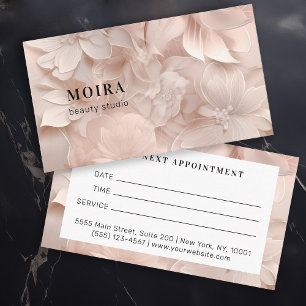 Modern, Floral, Appointment Card