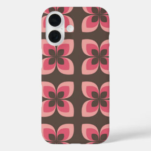 Modern Floral Art Design iPhone 16 Case