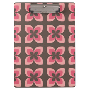 Modern Floral Art Design Clipboard