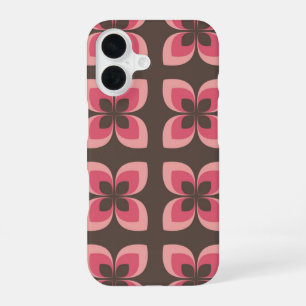 Modern Floral Art Design iPhone 16 Case