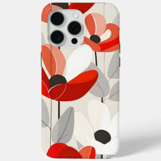 Modern Floral Art Print iPhone 15 Pro Max Case