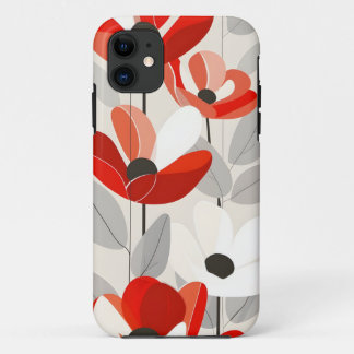 Modern Floral Art Print Case-Mate iPhone Case