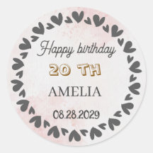 Modern Floral Birthday | Elegant Flower Design 