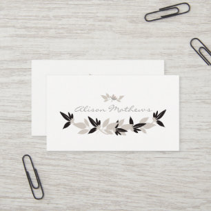 Modern Floral Business Card