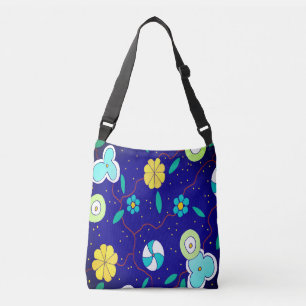 Modern Floral Crossbody Bag