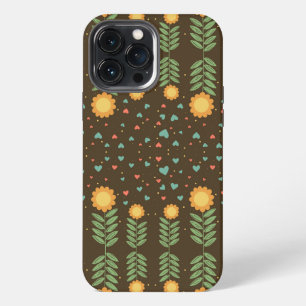 Modern Floral Custom Name Fun Quote iPhone 13 Pro Max Case