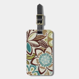 Modern Floral Designs Luggage Tag