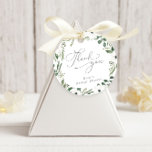 Modern Floral Dusty Green Eucalyptus Wedding Favou Favour Tags<br><div class="desc">Design features a bouquet of watercolor greenery, eucalyptus, sage and anemones hand-drawn specially for the «Evergreen Garden» Wedding Invitation Collection. To change your names, wedding location and date, and other details, click «Personalise». View the collection link on this page to see all of the matching items in this beautiful design...</div>