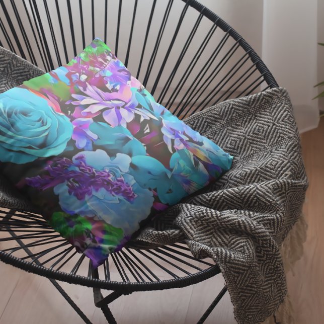 Modern Floral Flower Cushion (Creator Uploaded)