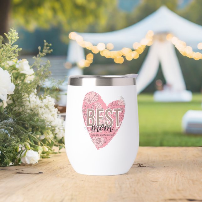 Modern Floral Heart  (Wedding)