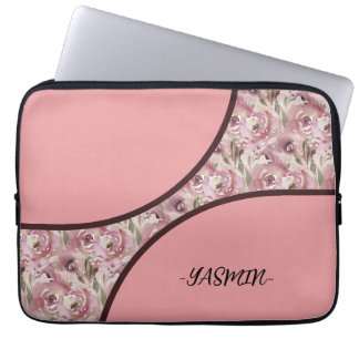 Modern Floral Laptop Sleeve