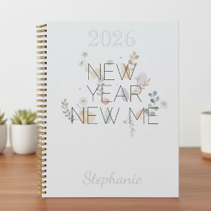 Modern Floral New Year New Me Planner