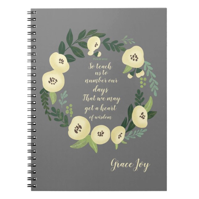 Modern Floral Notebook (Front)