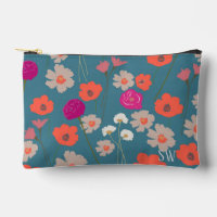 Modern Floral Pattern Gift For Her+Custom Initials
