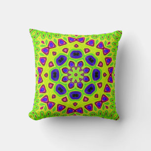 Modern floral pattern. Raster illustration. Persia Cushion