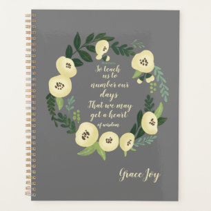 Modern Floral Planner