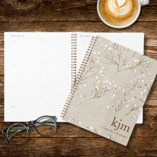 Modern Floral Planner
