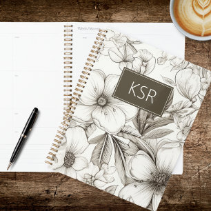 Modern Floral Planner