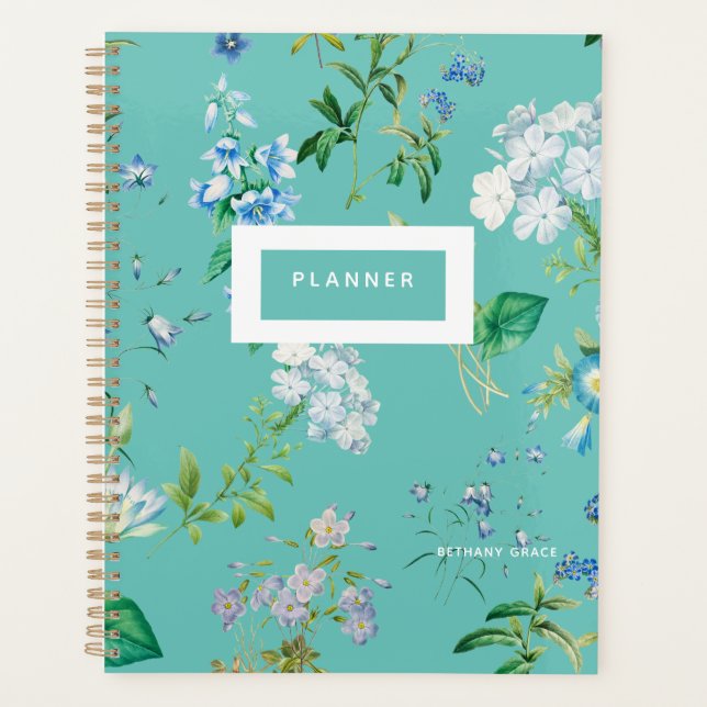 Modern Floral Planner (Front)