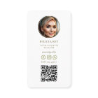 Modern Floral Real Estate Agent Realtor White