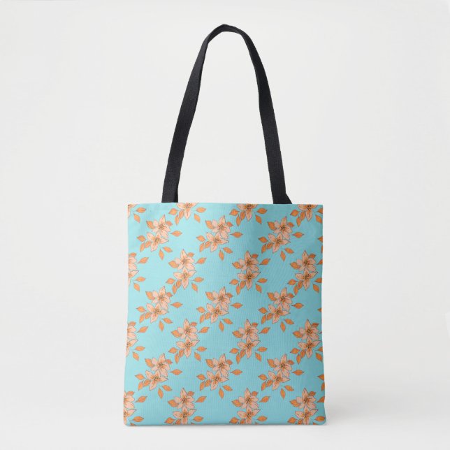 Modern Floral Seamless Pattern  Tote Bag (Front)