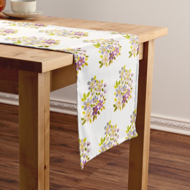Modern floral table runner (In Situ)