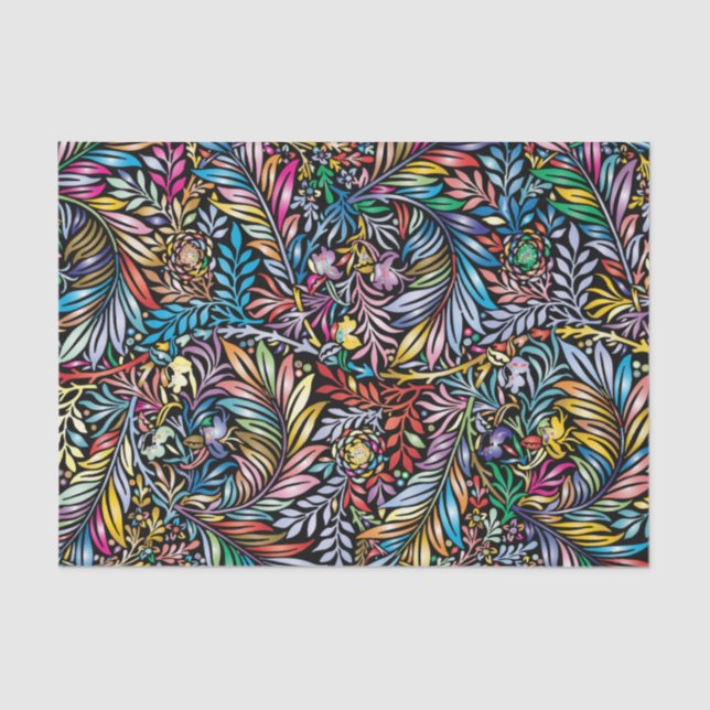 Modern Floral Tissue Paper (Front)