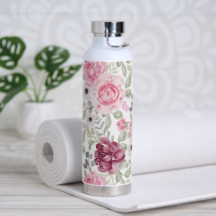 Modern Floral  Water Bottle