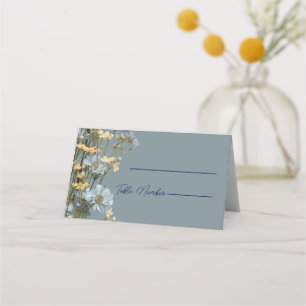 Modern Floral Wedding Place Cards