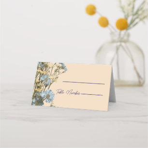 Modern Floral Wedding Place Cards