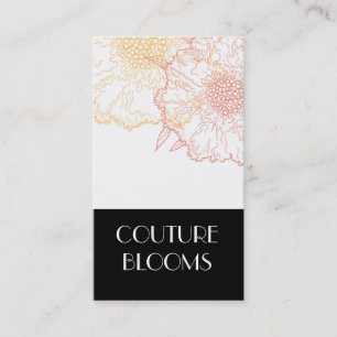 Modern Florist Business Cards