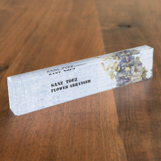  Modern Flower Arranger  Nameplate