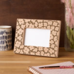 Modern Flower Floral Pattern Wooden Etched Frames<br><div class="desc">Modern Flower Floral Pattern Wooden Engraved Etched Picture Photo Frames features a modern pattern of flowers. Perfect gift for her for birthday,  Christmas,  holidays,  Mother's Day and more. Created by Evco Studio www.zazzle.com/store/evcostudio</div>