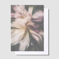 Modern Flowers Custom Wedding Monogram